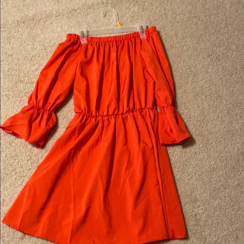 off the shoulder dress